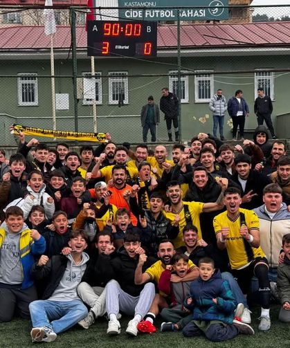 Cide Belediyespor şampiyonluk maçına çıkacak