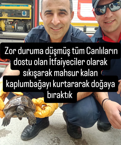 Kastamonu itfaiyesinden yavaş dosta hızlı yardım!