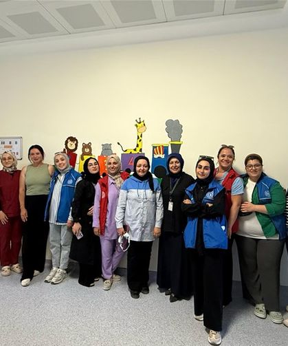 Taşköprü Devlet Hastanesi’ne 'renkli' dokunuş