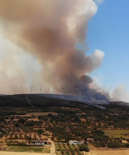 Şarköy’deki orman yangınına Kastamonu’dan destek