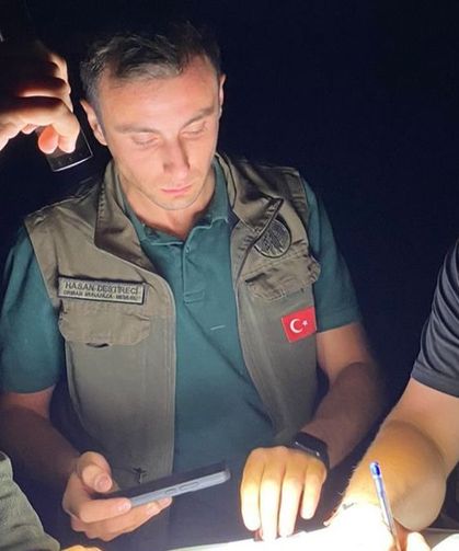DKMP ekipleri gece ava çıkan 4 şahsı yakaladı