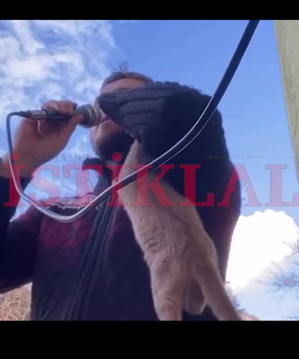 Cide'de ezan okuyan imamın misafiri, zor anlar yaşattı