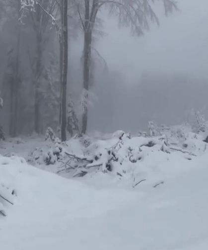 İnebolu’da kar kalınlığı 20 santimetreyi gördü