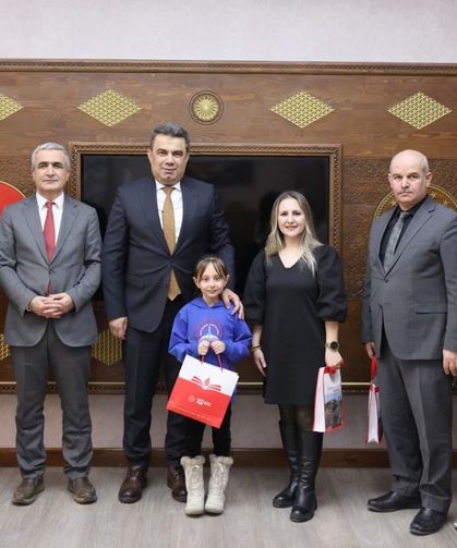 Kastamonulu öğrenci, resim yarışmasında birinci oldu