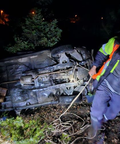 Kastamonu'da otomobil uçuruma uçtu: 1 ölü, 2 yaralı