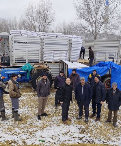 Çiftçiye 43 ton yulaf tohumu dağıtıldı