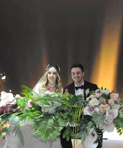 Demir ve Nazlı ailelerinin mutlu günü