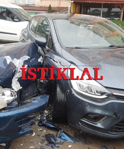 İki araç sahil yolunda çarpıştı: 2 yaralı