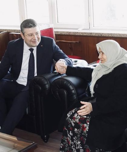 Şehidimizin annesi makamda!