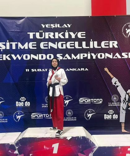 Kastamonulu Elif Ebrar Cabbar Türkiye üçüncüsü oldu