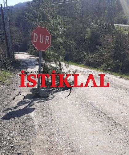 Cide’de köylülerden çöken yola ilginç önlem