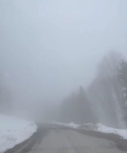 Kastamonu yolunda göz gözü görmüyor