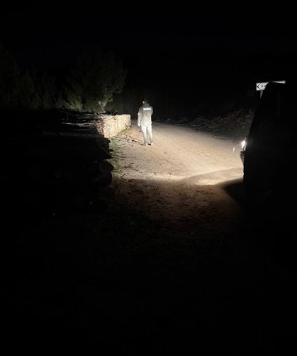 Ormanın muhafızlarından gece mesaisi