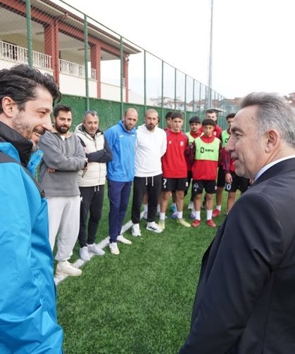 Kastamonuspor U16 takımına moral ziyareti