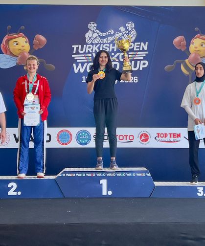 Kastamonu kick boksta dünyaya meydan okudu: 5 madalya