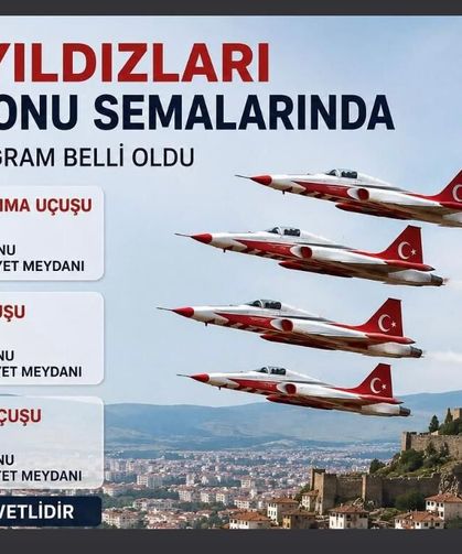 Türk Yıldızları’nın Kastamonu programı belli oldu