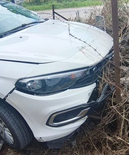 Kastamonu'da kontrolden çıkan otomobil "son durakta" durabildi