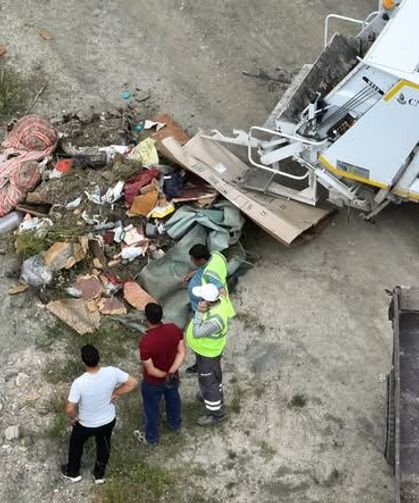Kastamonu'da vandallardan Gökırmak’a çöp ihaneti!