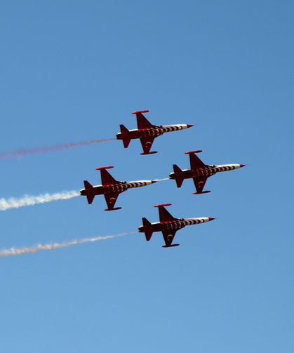 Türk Yıldızları'ndan göz kamaştıran prova