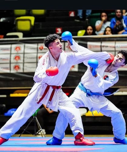 Cideli Rüzgar, karate pistinde esti