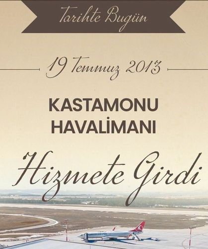 Kastamonu Havalimanı 13 yaşında