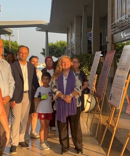 Kastamonu Üniversitesi öğrencilerinin sergisi Mersin Marina’da açıldı