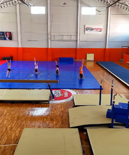 Kastamonu'da cimnastik salonu yeni adresinde