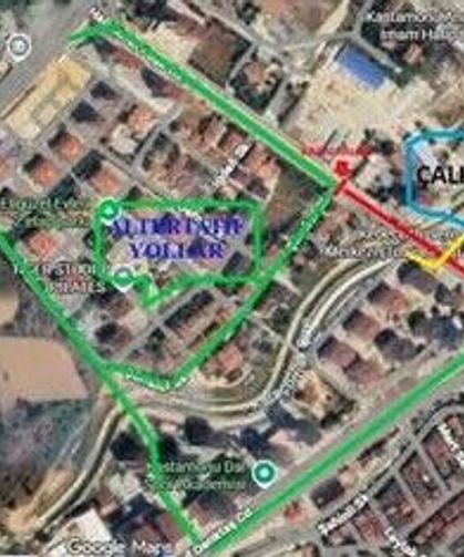 Kastamonu’da İnönü Mahallesi’nde yol trafiğe kapatılacak