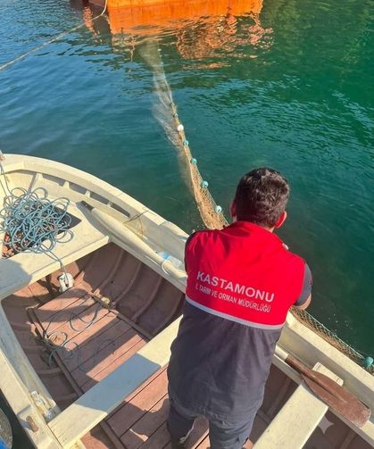 Kastamonu’da kaçak av ağına el konuldu
