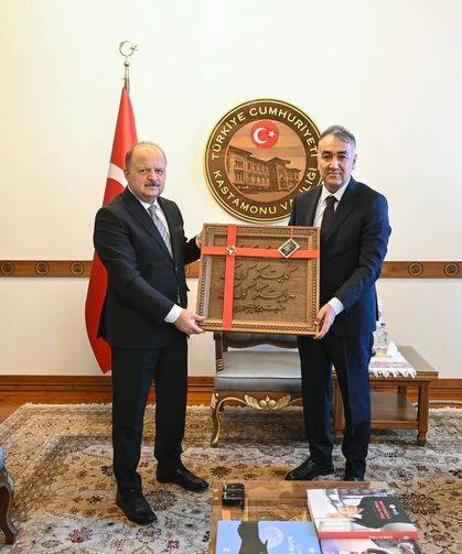 Karabük Valisi Çağatay’dan Kastamonu Valisi Dallı’ya ziyaret