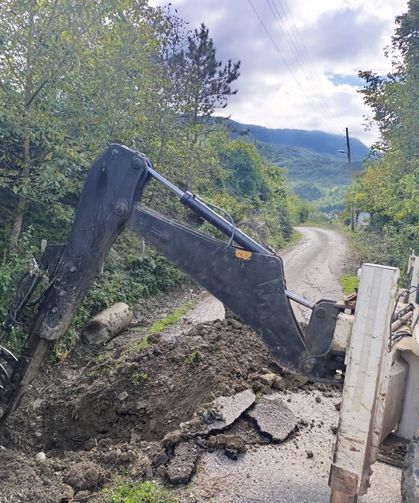 Cide'nin o köyünde çalışmalar tam gaz sürüyor