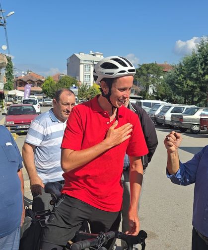 Kastamonu'dan da geçen Avusturalyalı gezgin Samsun'a ulaştı