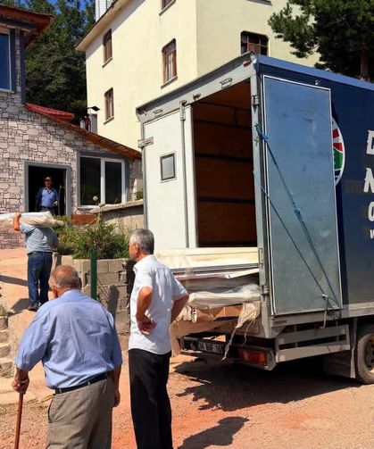 Kağıthane Belediyesinden Cide’nin köyü’ne destek