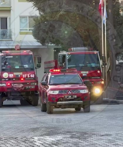 Kastamonu ekipleri Mersin’deki yangın için yola çıktı