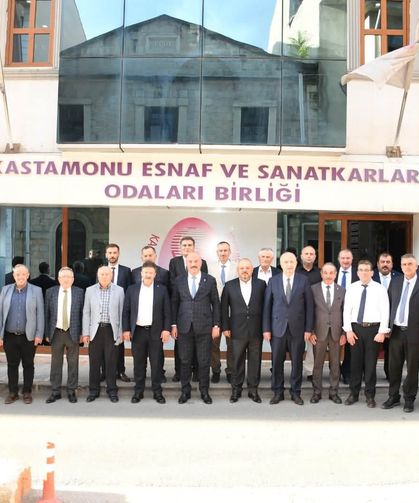 Kastamonu esnafından TESK adayına destek