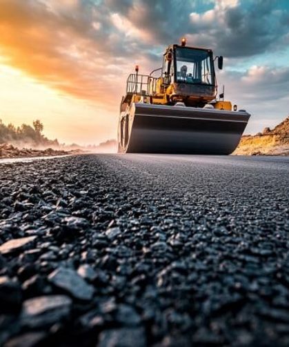 O ilçede yol çilesinde sona doğru