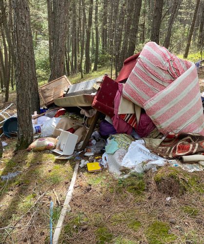 Doğanın ortasında “evlere şenlik” manzara