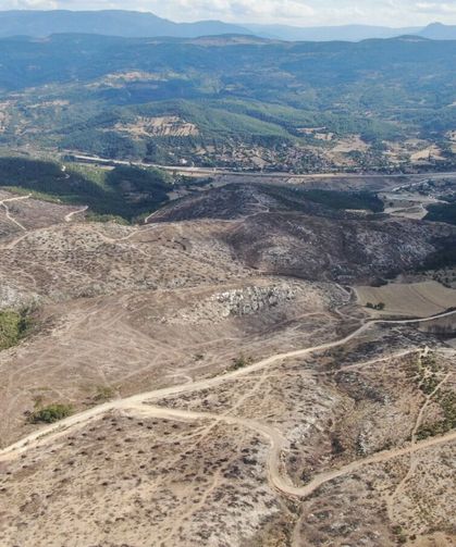 Kastamonu’da iki ilin zarar gördüğü yangının izleri siliniyor