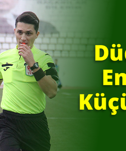 Kastamonuspor maçında düdük Emre Küçük'te