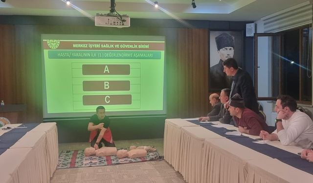 Kastamonu’da ormancılara ilk yardım eğitimi