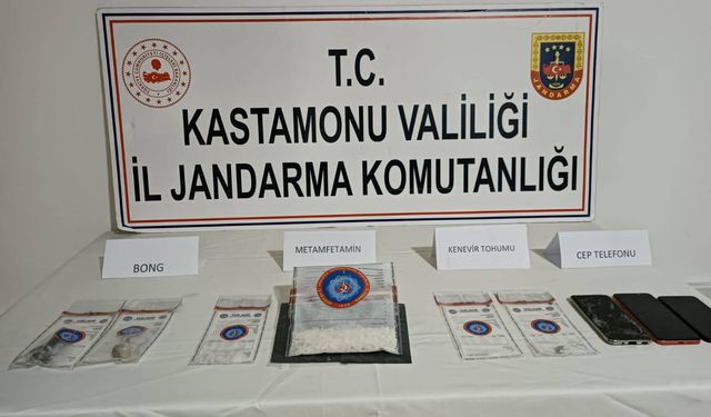 Kastamonu'da uyuşturucu operasyonu