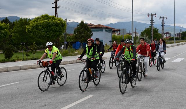 Kastamonulu bisikletçiler Ata toprağını Amasya'ya ulaştırıldı