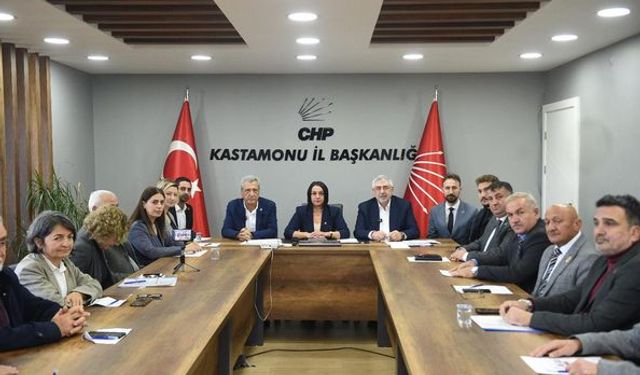 CHP Kastamonu'da olağan ilçe başkanları toplantısı gerçekleştirildi