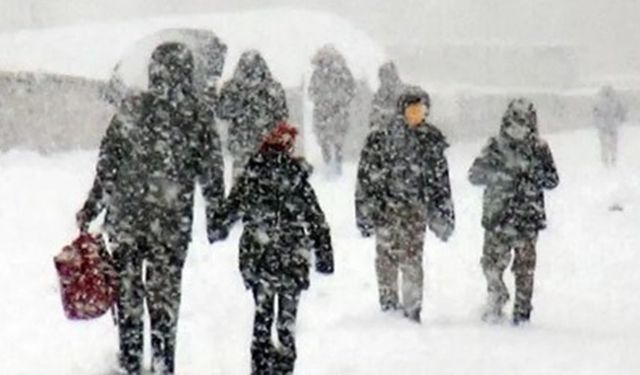 SON DAKİKA: Kastamonu'da okullar tatil oldu