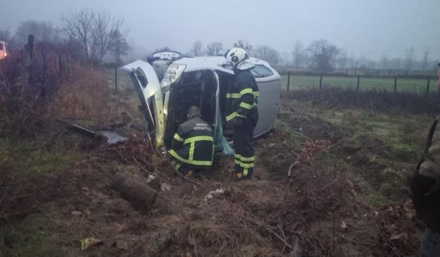 Sinop Erfelek yolunda trafik kazası: 2 yaralı