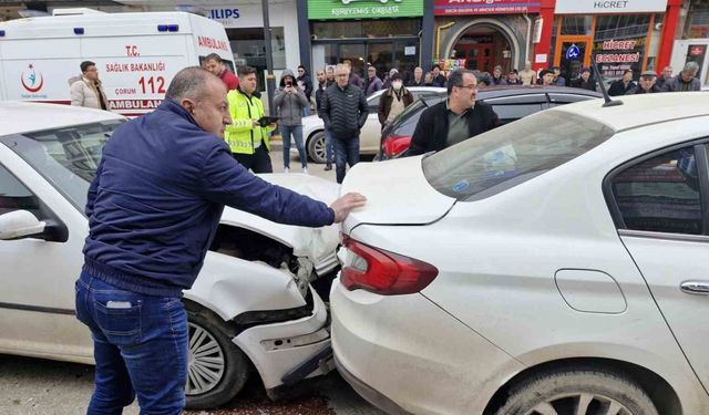 Çorum’da trafik kazası: 1 kişi yaralandı