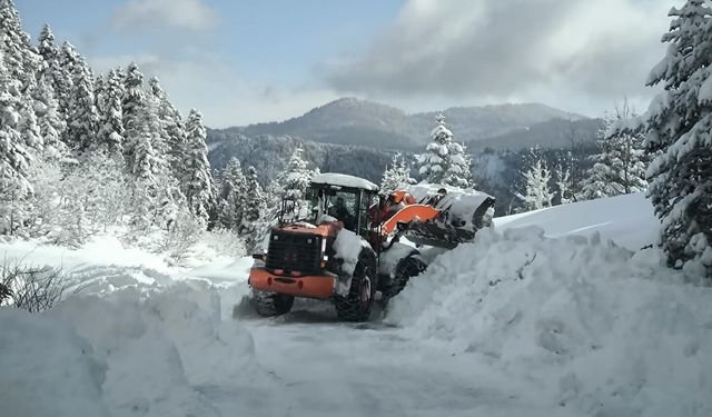Kastamonu’da kapalı köy yolu sayısı 102’ye düştü