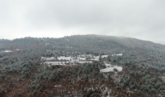 Kastamonu’da İki mevsim aynı karede yer aldı