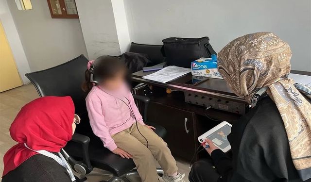 İhsangazi’de İlkokul öğrencilerine işitme taraması yapıldı