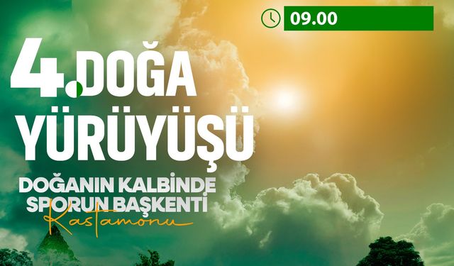 Kastamonu Doğa Yürüyüşü etkinliği düzenlenecek